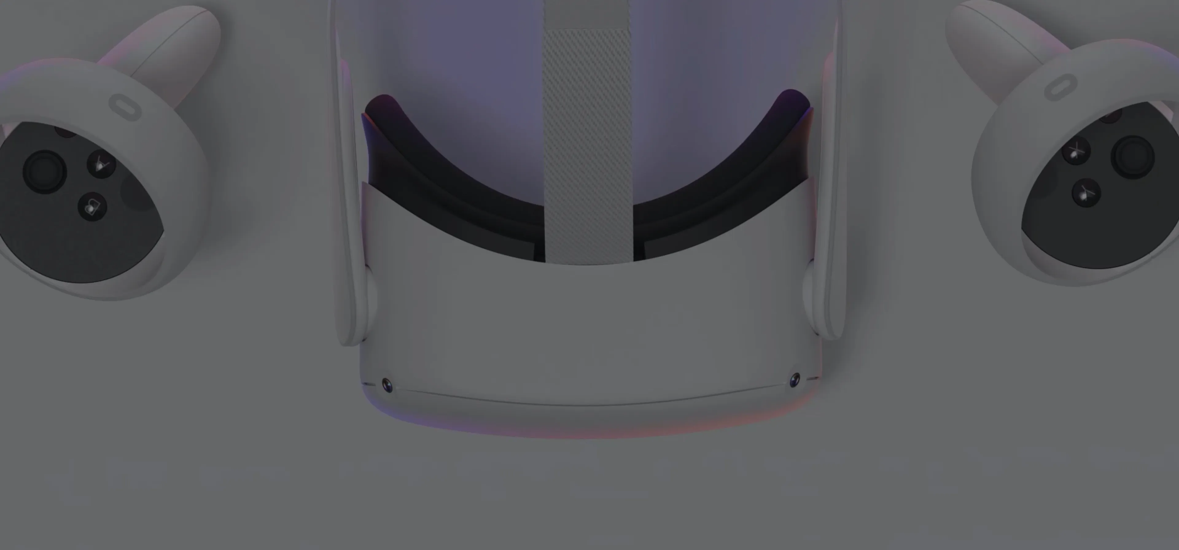 Oculus Quest 2 headset and Touch controllers